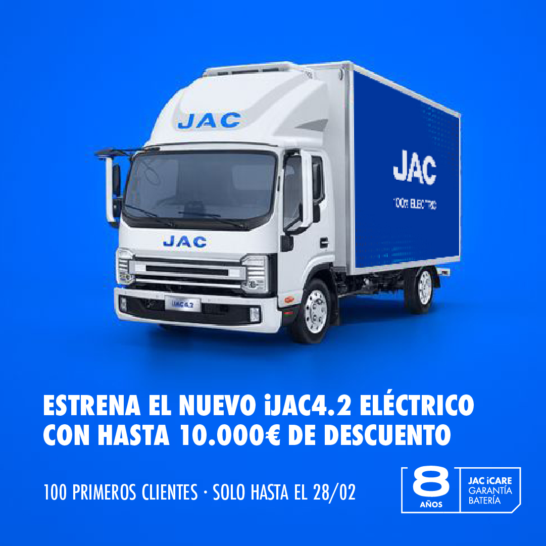 Imagen un camión eléctrico que muestra Tu flota más eficiente